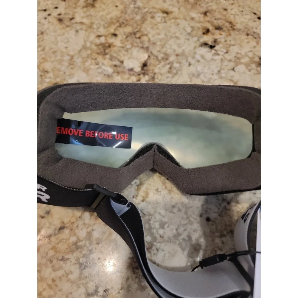 Outdoor Master Ski Goggles With Cover Snowboard Snow Goggles OTG.  NEW